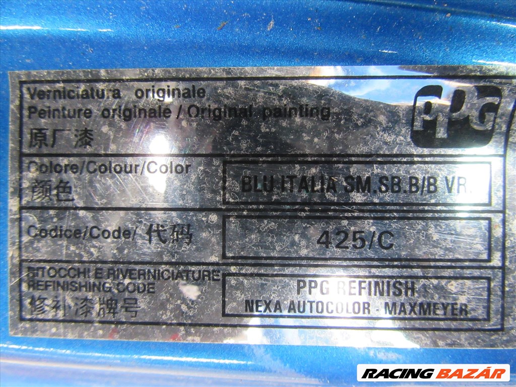 135093 Fiat 500 kék színű csomagtérajtó 51802828 4. kép