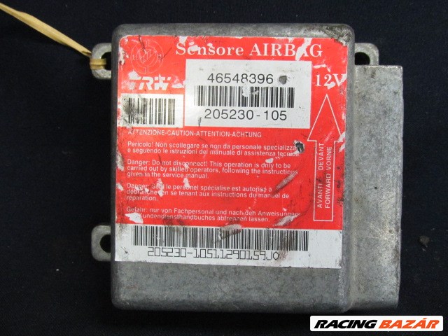 Alfa Romeo 146 46548396 számú légzsák indító elektronika 1. kép