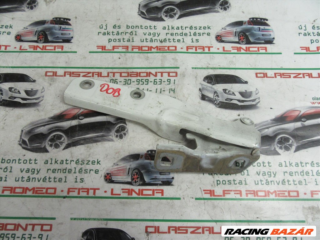 Fiat Doblo 2000-2009 fehér színű, bal oldali motorháztető zsanér 46782384 2. kép