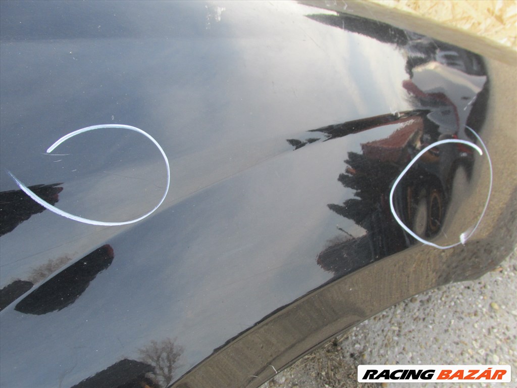 75624 Fiat Croma 2005-2008 fekete színű jobb első sárvédő, a képen látható sérüléssel 3. kép