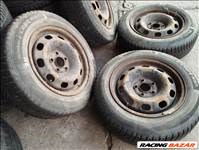 Volkswagen/Audi/Seat/Skoda 14x6J, 5x100 lemezfelni szett, téligumikkal  2 2. kép