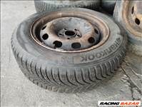 Volkswagen/Audi/Seat/Skoda 14x6J, 5x100 lemezfelni szett, téligumikkal  2 4. kép