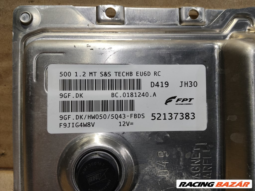 Fiat 500 2015- 1,2 benzin motorvezérlő 52137383 2. kép