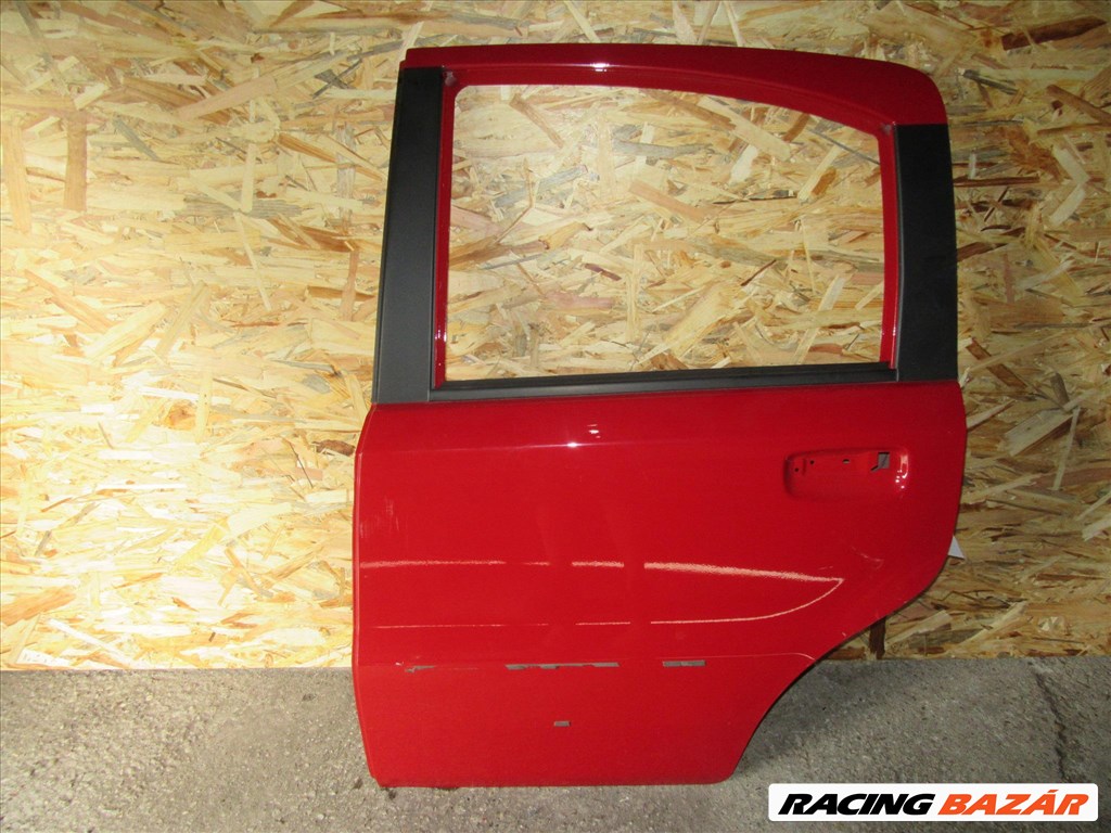 Ajtó36057 Fiat Panda II. piros színű, bal hátsó ajtó 1. kép