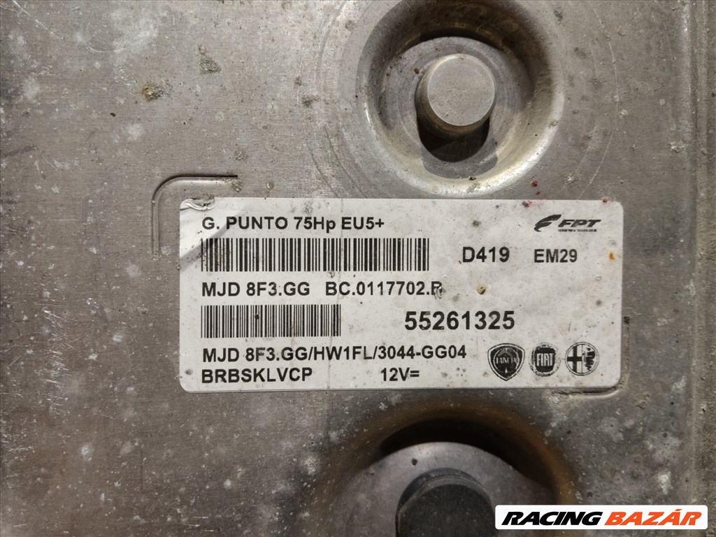 Fiat My Punto 1,3 16v Diesel motorvezérlő 55261325 3. kép