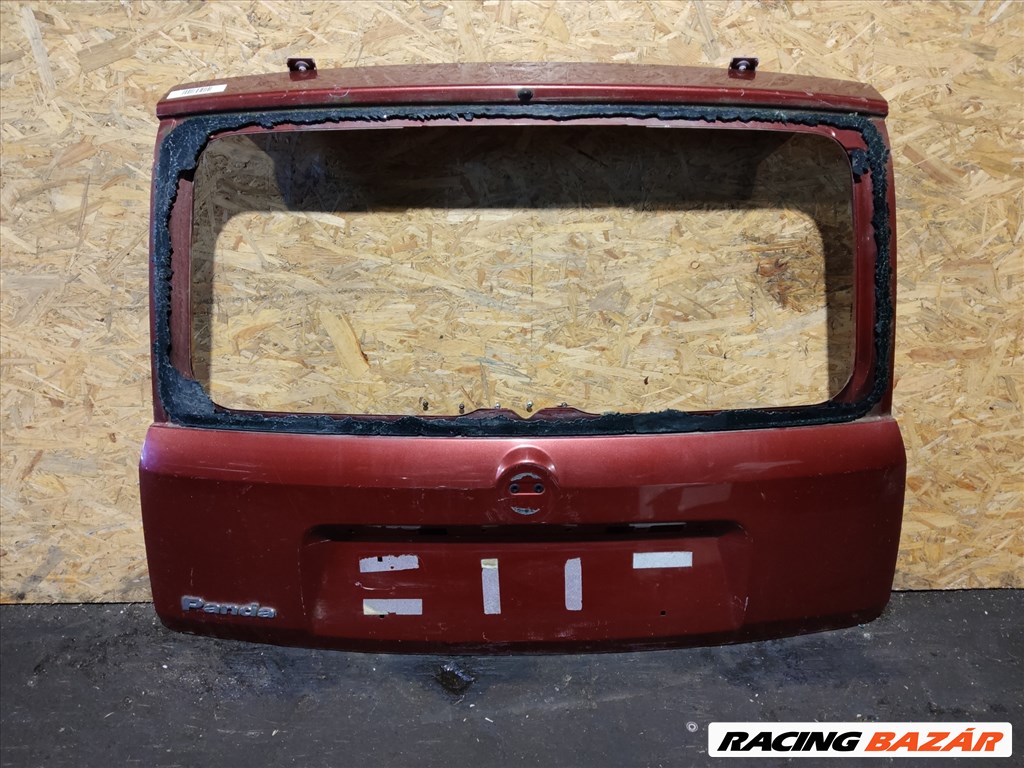 157655 Fiat Panda II. 2003-2012 bordó színű csomagtérajtó, üveg nélkül!! 1. kép