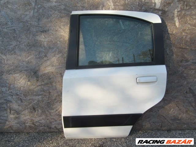 138886 Fiat Panda II. 2003-2012 bal hátsó fehér színű ajtó 1. kép