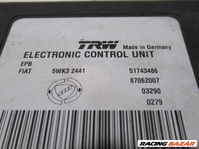 Lancia Thesis elektromos kézifék, vezérlő elektronika 51743486 5. kép