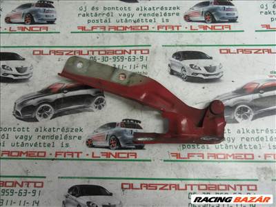 Fiat Doblo 2000-2009 piros színű, jobb oldali motorháztető zsanér 46782383
