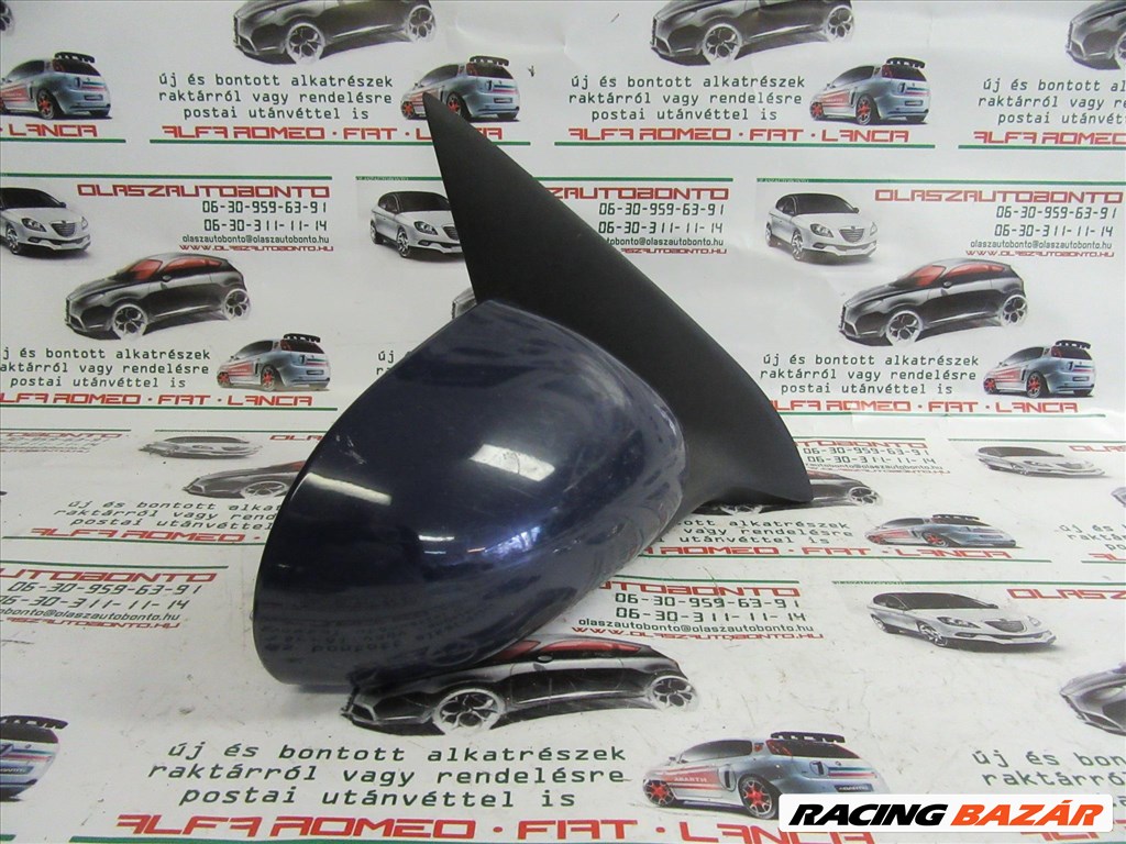 Fiat Brava/Marea  kék színű, manual,jobb oldali tükör 2. kép