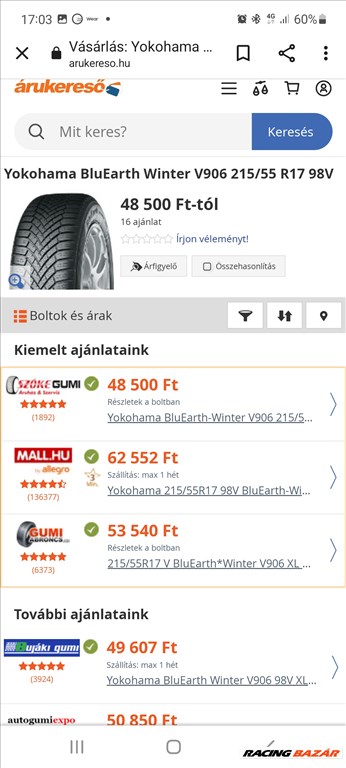 Gyári, Audi Q2 17" alufelni 5x112  Agy 57.1  új téli gumikkal 19. kép