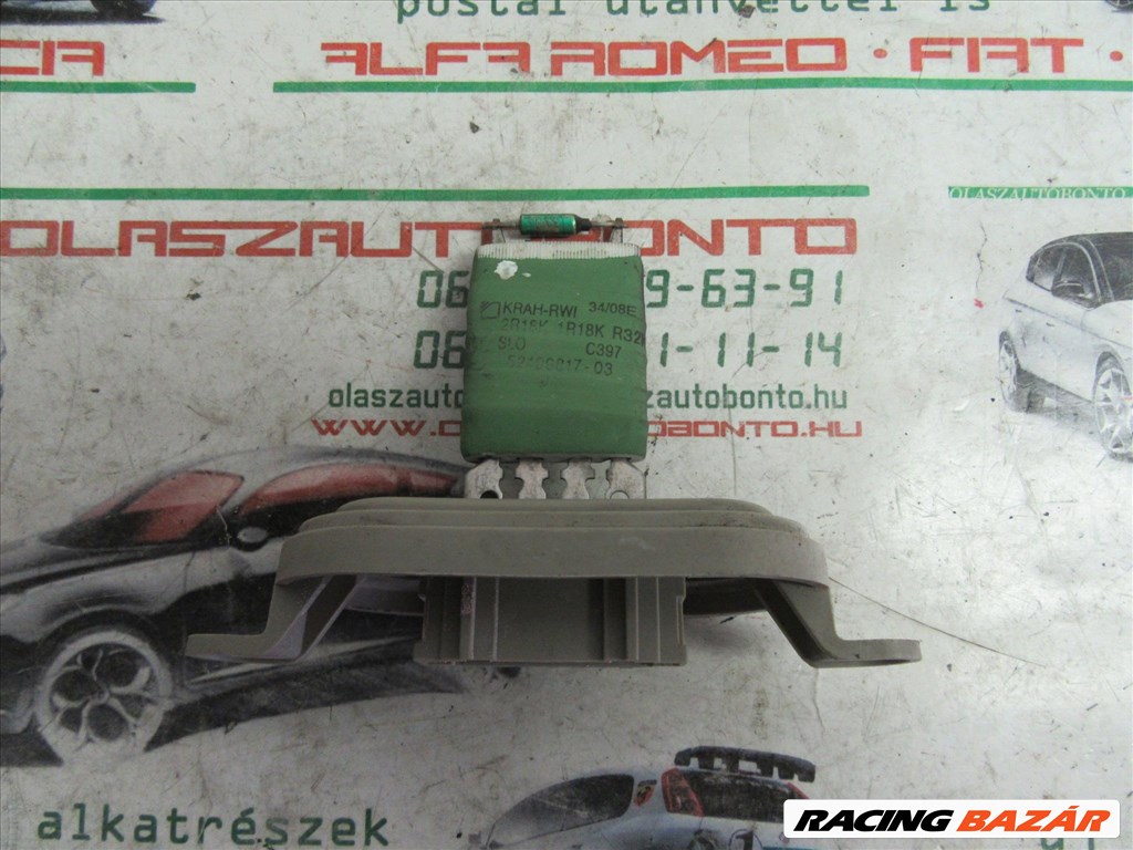 Alfa Romeo 159 52409817 számú, manual , fűtőmotor előtét ellenállás 1. kép