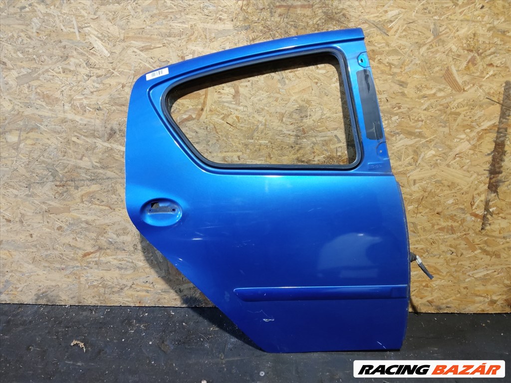 157575 Toyota Aygo 2005-2014 jobb hátsó kék színű ajtó 1. kép