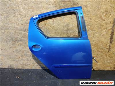 157575 Toyota Aygo 2005-2014 jobb hátsó kék színű ajtó