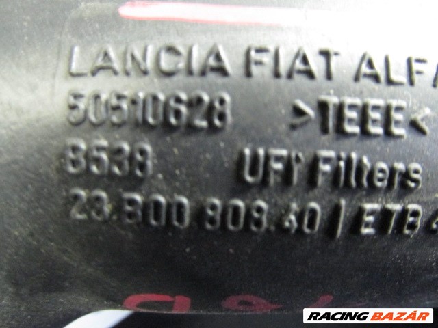 Alfa Romeo Mito / Fiat  Grande Punto 50510628 számú levegőcső-légtömegmérőből a túrbóba 50510600 5. kép