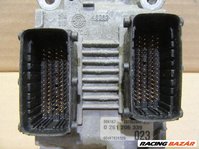 Fiat Punto 2 1,2 16v benzines motorvezérlő 0261206339 , 46782632 2. kép