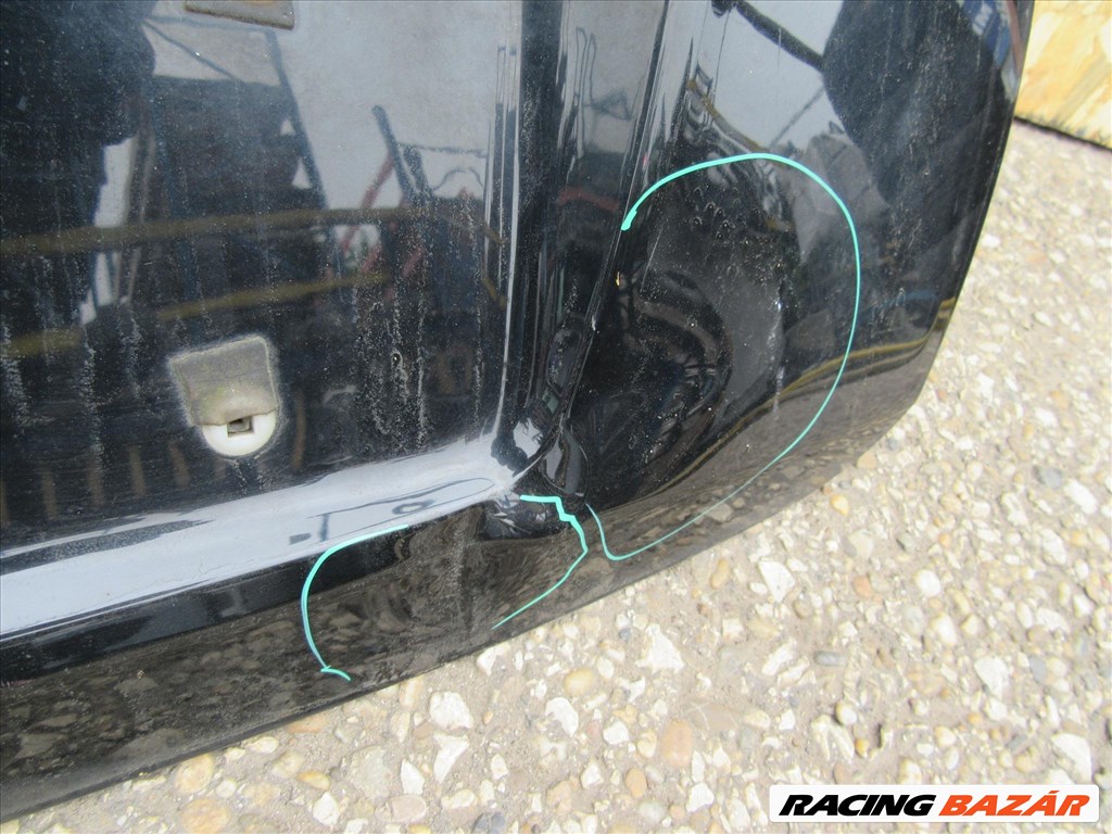 135077  Fiat 500 Cabrio fekete színű csomagtérajtó, a képen látható sérüléssel  51839703 2. kép