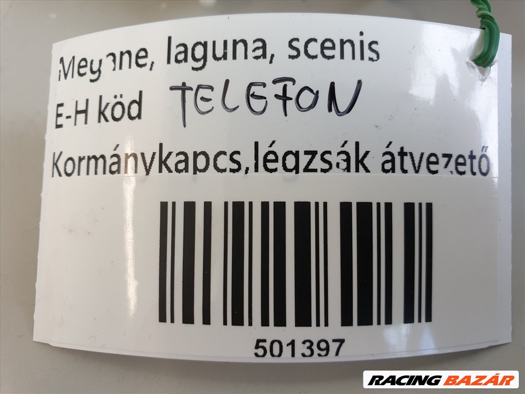 501397, Renault Megane 3, Telefon, E-H Köd, Kormánykapcsoló Légzsákszalag 7. kép