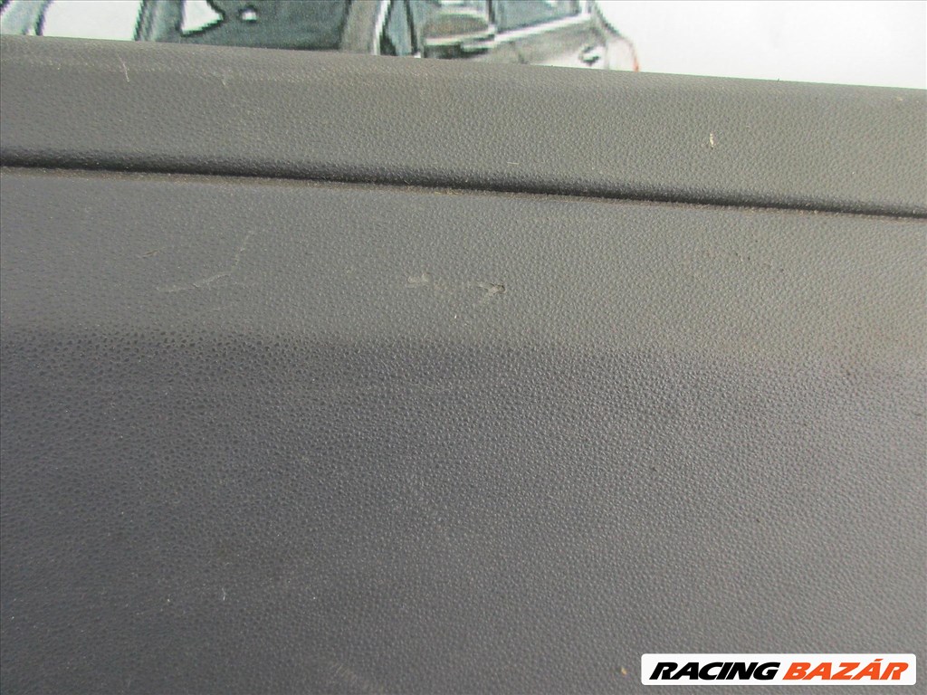 Kárpit13046 Fiat 500 fekete és fehér kockás , szövet, bal oldali ajtókárpit 5. kép