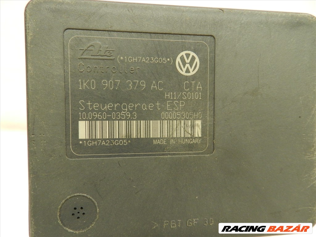Volkswagen Golf V. 2003-2008 ABS 1K0614518,10.0399-3338.4,1K0907379AC,10.0960-0359.3 1. kép