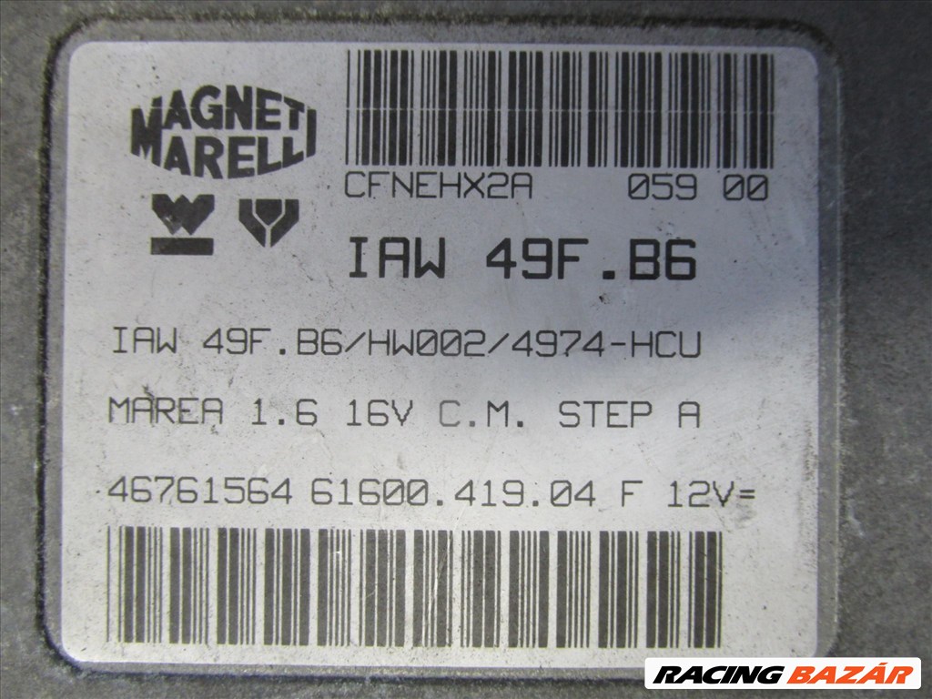 72438 Fiat Marea 1,6 benzin motorvezérlő szett 46761564 4. kép
