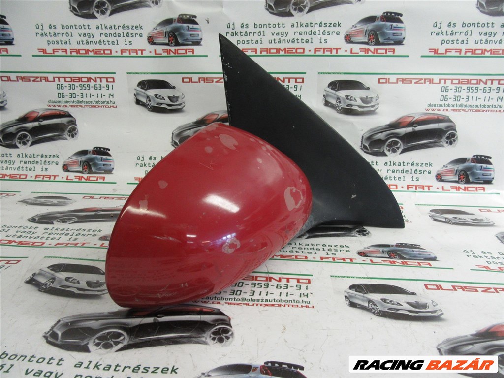  Fiat Bravo piros színű, elektromos, jobb oldali tükör 2. kép