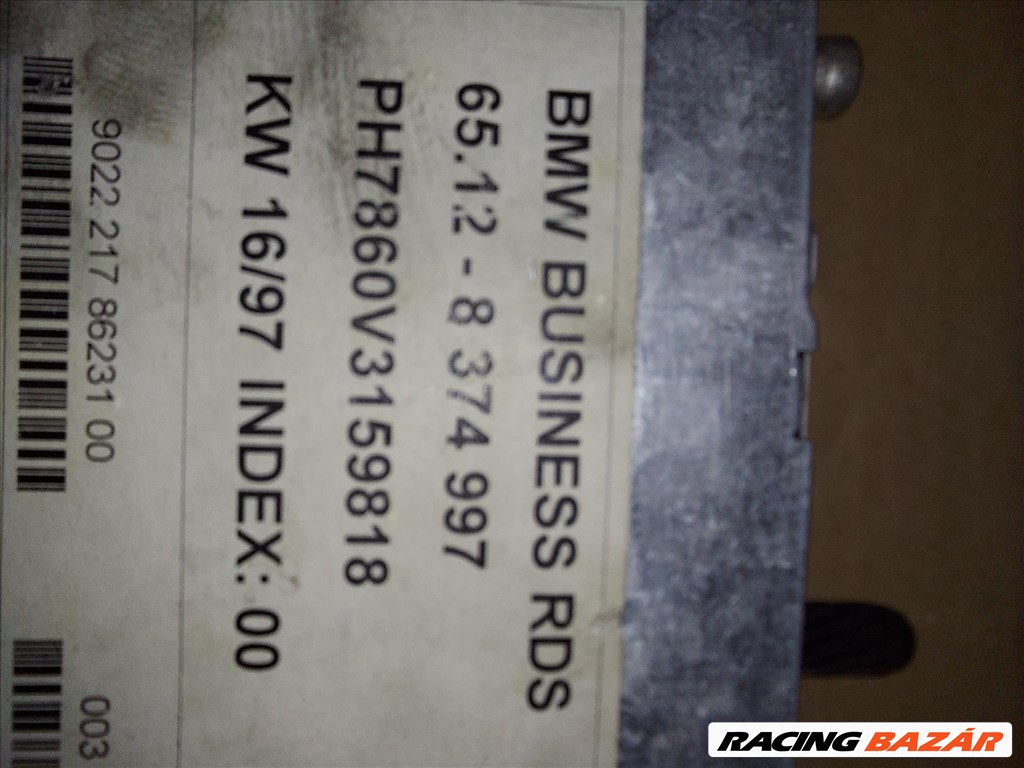BMW 5-ös sorozat E39 rádió kazettásmagnó  65128374997 2. kép