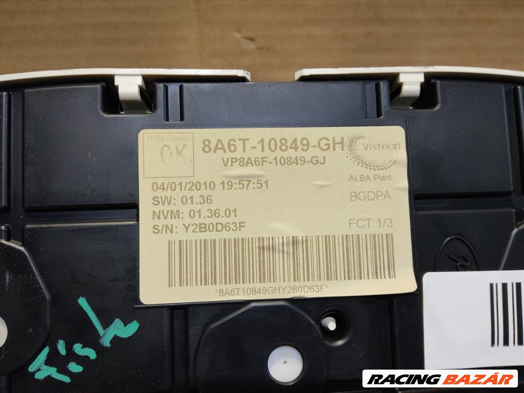 Ford Fiesta 2008-2017 Diesel óracsoport 8a6t10849gh 4. kép