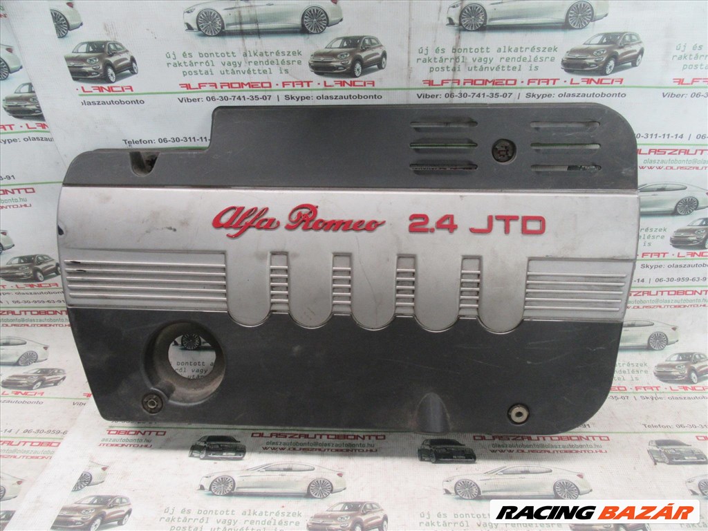 Alfa Romeo 156/166 2,4 Jtd 10v motor burkolat 1. kép