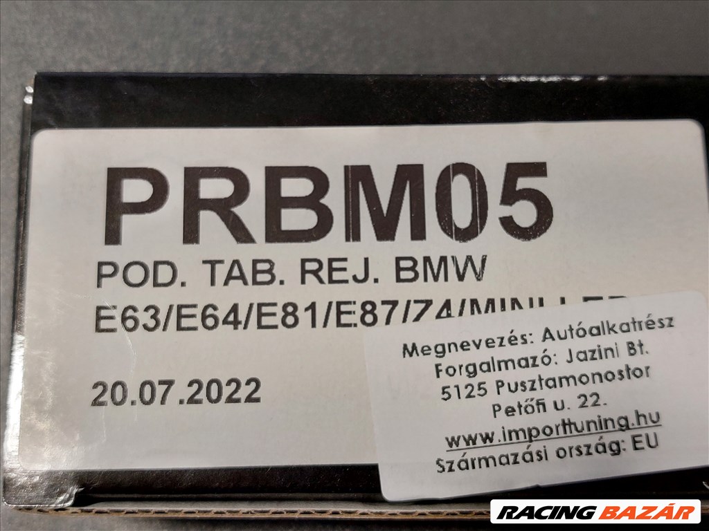 BMW E81 E85 E87 E63 E64 F12 F13 F06 F20 rendszám tábla led világítás (999100) 2. kép