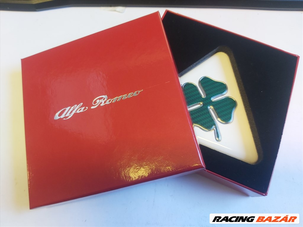 Alfa Romeo  gyári új quadrifoglio verde matrica pár 71806020 1. kép