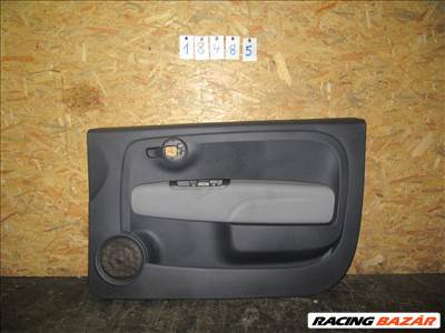 Kárpit18485 Fiat 500 fekete- szürke színű, szövet, jobb első ajtókárpit