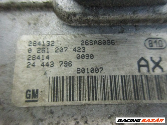 Opel C Corsa 1,2 benzin, z12xe , 24443796/261207423 számú motorvezérlő 3. kép