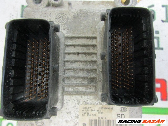  Opel C Corsa 1,2 benzin,  x12xe  , 55350552/261207962 számú motorvezérlő 2. kép