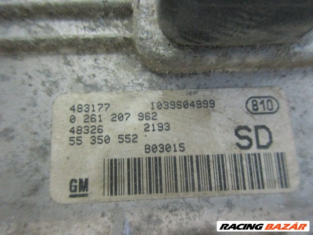  Opel C Corsa 1,2 benzin,  x12xe  , 55350552/261207962 számú motorvezérlő 3. kép