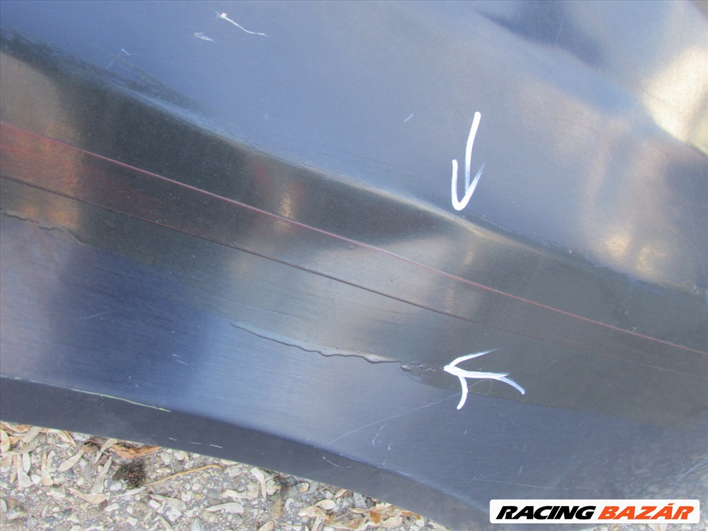 77199 Fiat Stilo 5 ajtós sötétkék színű, jobb első sárvédő a képen látható sérüléssel 2. kép