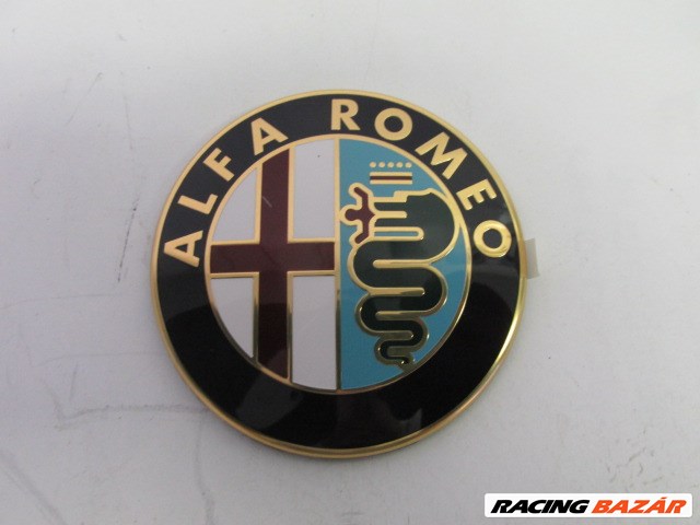 Alfa Romeo MiTo 2013-2018, 4c gyári új első embléma 50531070 1. kép