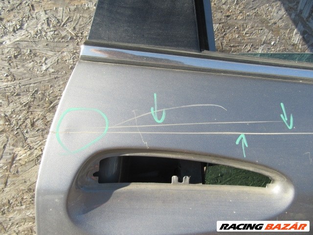 138903 Fiat Croma 2005-2010 jobb hátsó szürke színű ajtó, a képen látható sérüléssel 2. kép