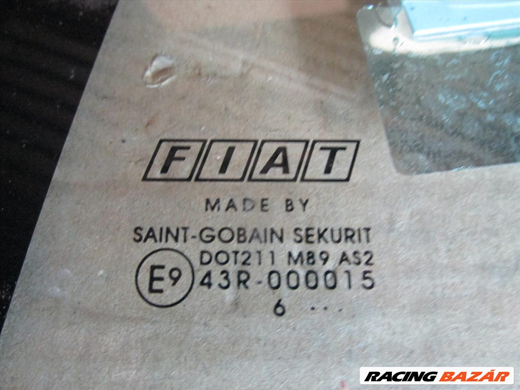 Fiat Bravo II. jobb hátsó, fix,zöld színű üveg 2. kép