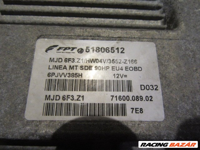 24926  Fiat Linea 1,3 Jtd, motorvezérlő szett 51806512 2. kép
