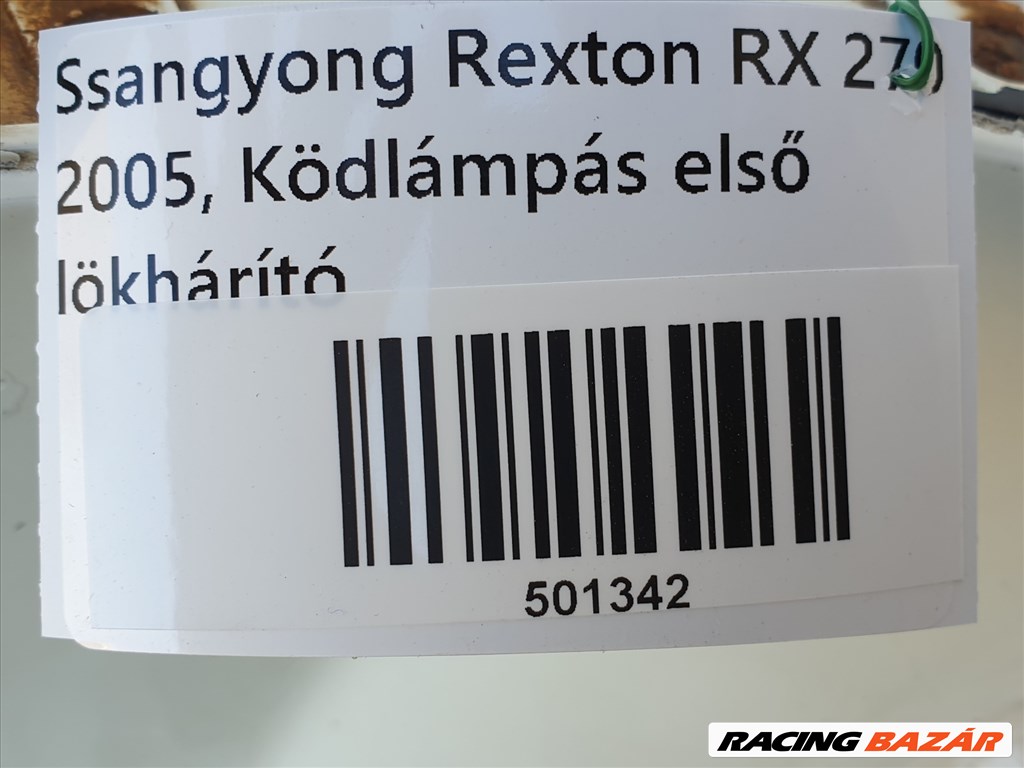 501342  Ssangyong Rexton RX 270, 2005, Ködlámpás Első Lökhárító 7. kép