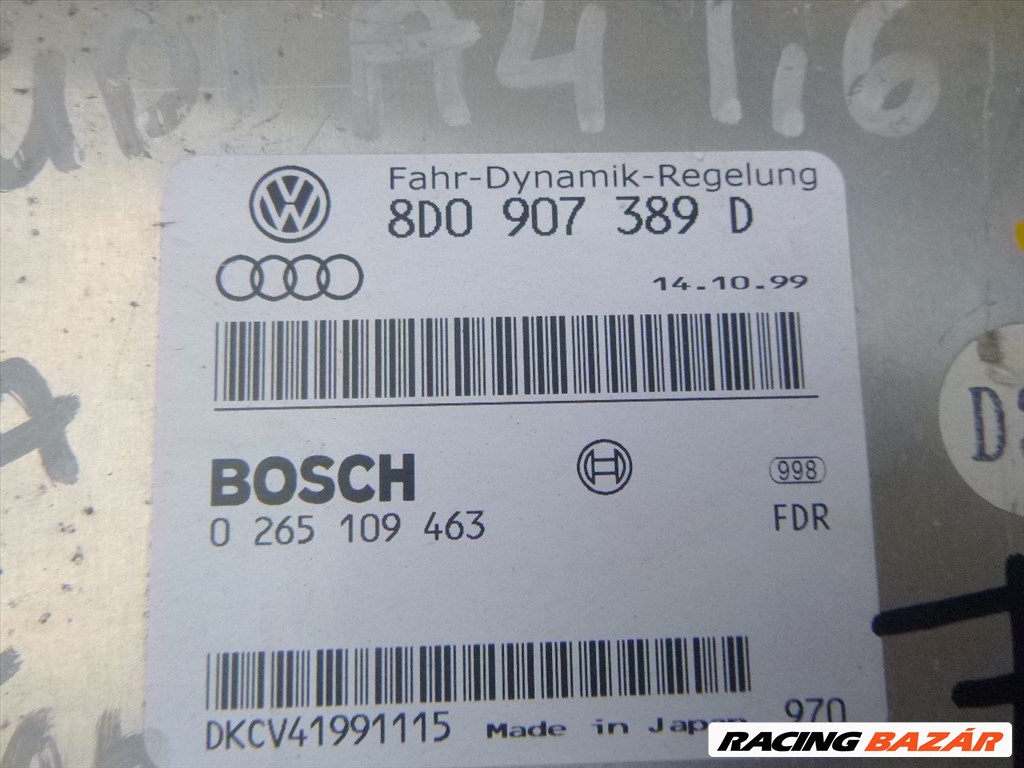 Audi A4 (B5 - 8D) 1,6 ABS elektronika 8D0 907 389 D  0265109463 2. kép
