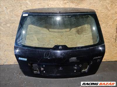 157554 Fiat Stilo 2001-2003 5 ajtós fekete színű csomagtérajtó, a képen látható sérüléssel
