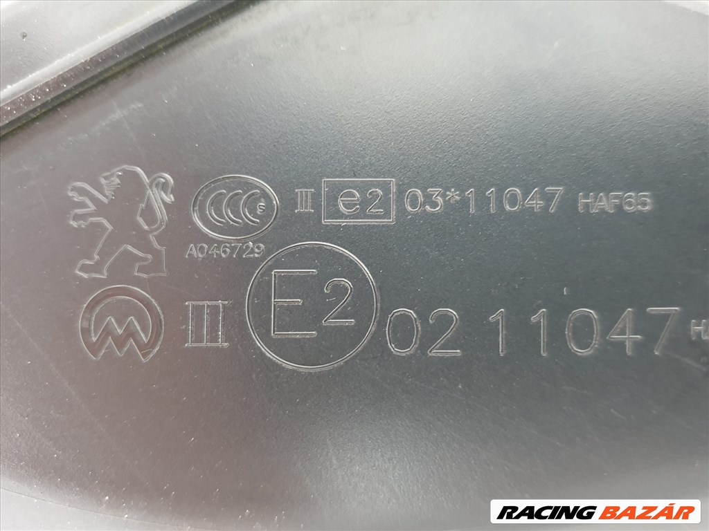 501889 Peugeot 208, 2013, Bal Visszapillantó Tükör, 7 vezeték 0211047 8. kép