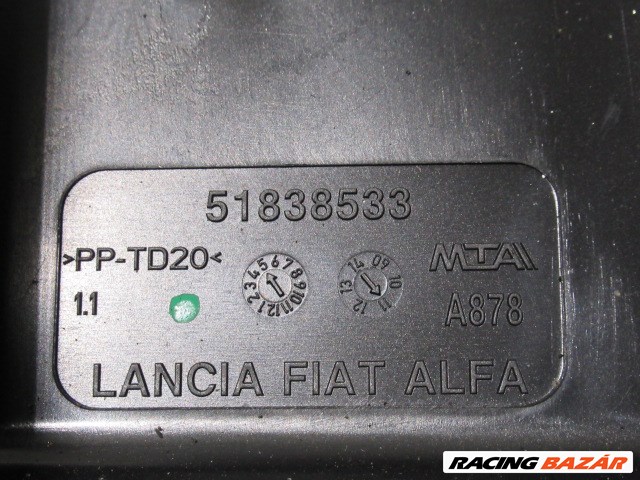 Lancia Ypsilon III.  2011- külső biztosíték tábla ház, alsó része 51838533 5. kép