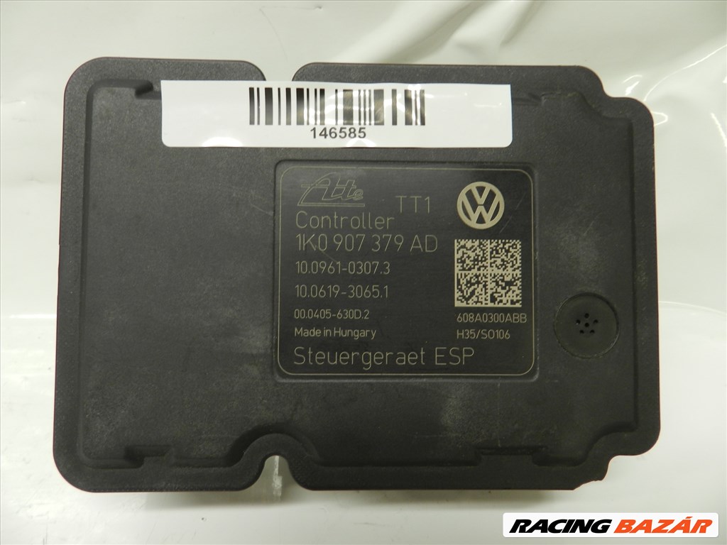 Volkswagen Golf 2009-2012 ABS elektronika 1K0907379AD,10.0212-0220.4,10.0961-0307.3 1. kép