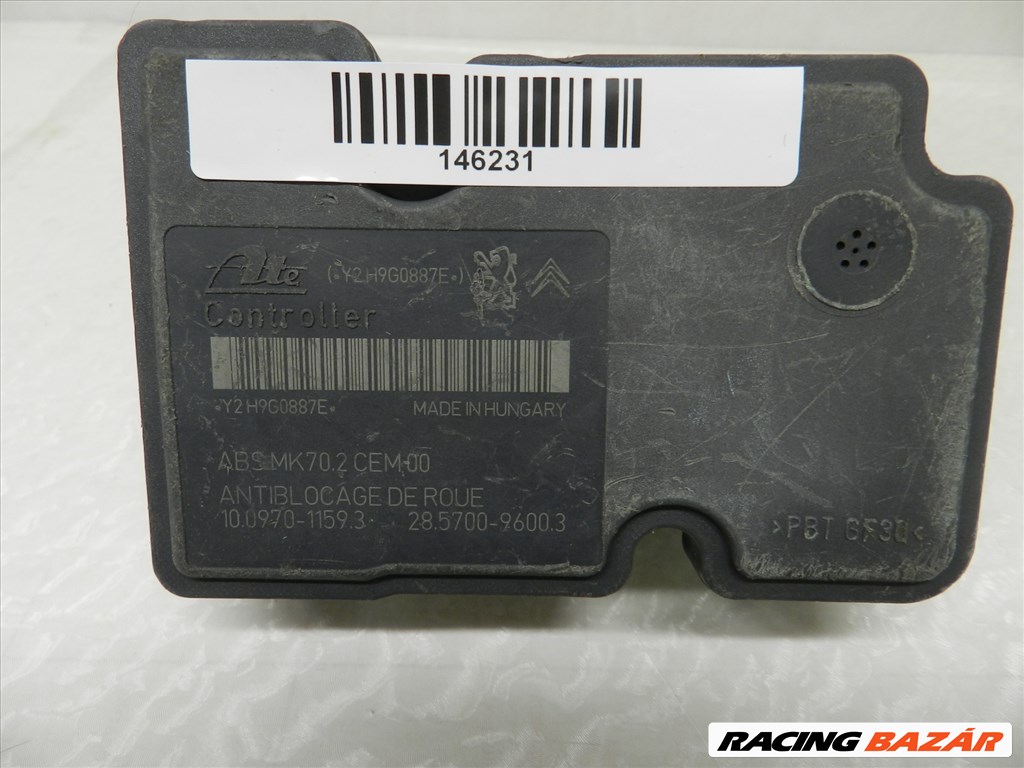 Peugeot 207 ABS 2007-2013 elektronika 9665343980,28.5700-9600.310.0207-0159.4,10.0970-1159.3 1. kép