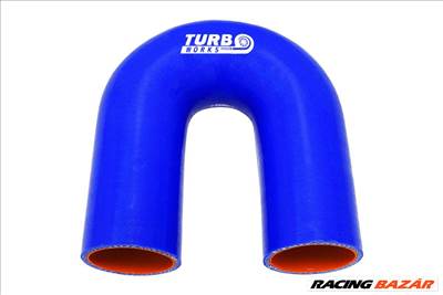 Szilikon Cső 180 Fokos Könyök TurboWorks PRO 67mm, Kék