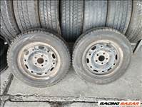 2 db VW Polo 9N 13x5J, 5x100 lemezfelni, Triangle Snow Lion téligumikkal