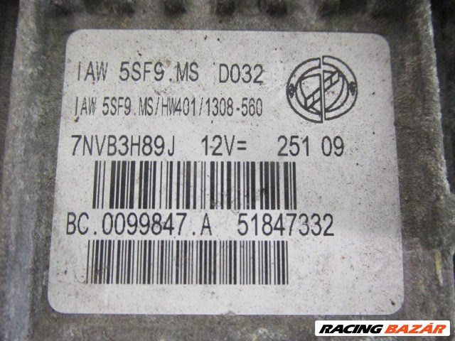 Fiat 500 1,2 8v benzin motorvezérlő szett 51847332 3. kép
